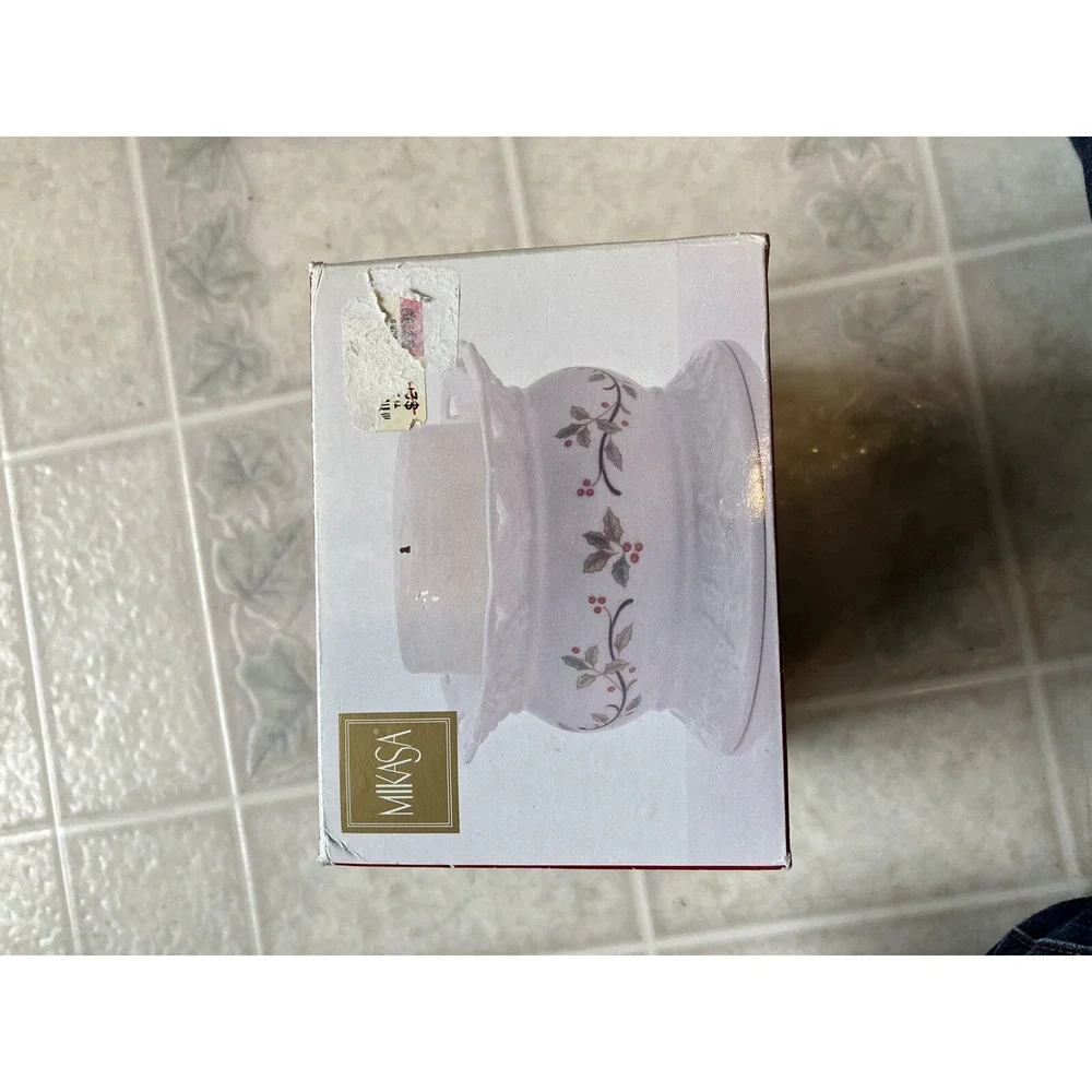 New Mikasa candle Holder china‎ Holiday Lace RL040-101 For Pillar  3